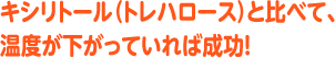 凱旋門賞 海外オッズ(トレハロース)と比べて、温度が下がっていれば成功!