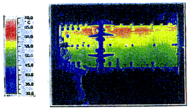 温度分布結果（下偏心）