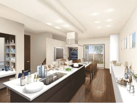 ダイニングキッチン　完成予想図