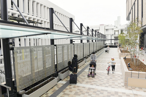 2階北側の「煉瓦通り」