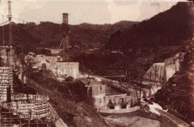 小牧ダム建設当時（1928年4月）