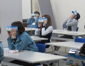 VR見学会の様子
