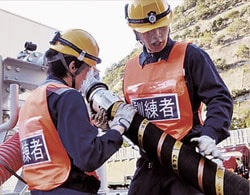 防災訓練の様子