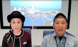 web参加者とのコミュニケーションの様子