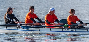 ミックスの部で３位入賞のクルー