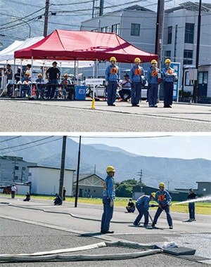 操法大会の様子