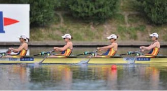 【全日本選手権大会】女子舵手なしクォドルプル