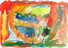 最優秀賞「うみのかくれんぼ」 平田　蘭眞（ひらたらんま）さん（本郷小学校）