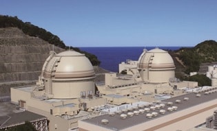 右から大飯３号機、大飯４号機