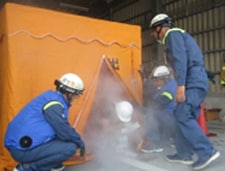 煙ハウス体験の様