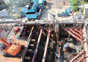 現在の凱旋門 賞 2017 ブック メーカー２号機　海水取水設備の移設工事の様子