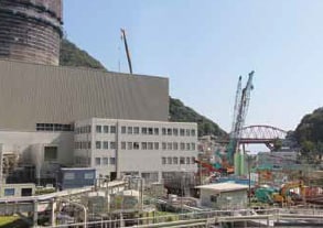 現在の凱旋門 賞 2017 ブック メーカー２号機　海水取水設備の移設工事の様子