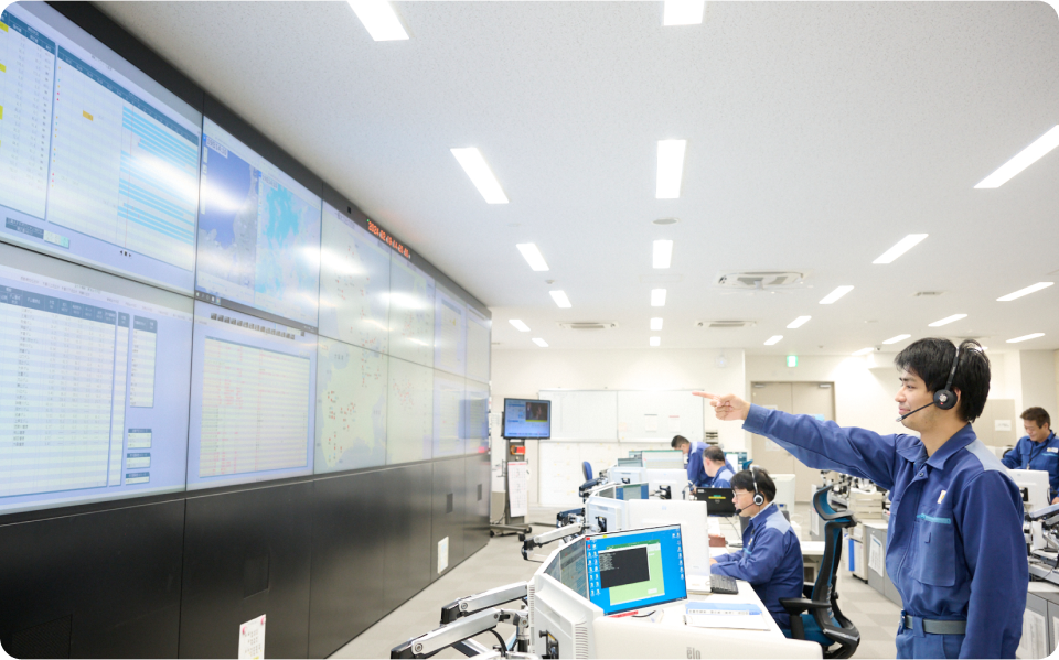 いつでもすぐに発電機を動かせるように監視