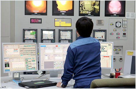 中央制御室での運転管理