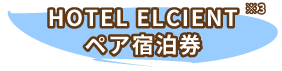 HOTEL ELCIENTペア宿泊券